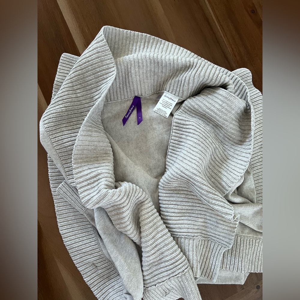 Seraphine Cotton & Cashmere Cardigan - Picture 13 of 13